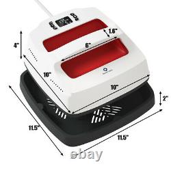 9X9 Heat Press Machine T-Shirt Press Transfer Iron-on Machine Red