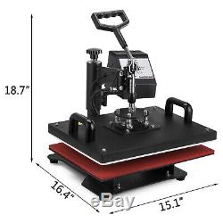9 In 1 Digital Heat Press Machine Sublimation For T-Shirt/Mug/Plate Printer 110V