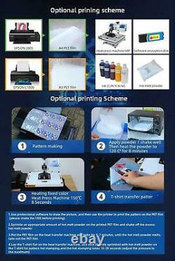 A4 DTF Printer Machine Direct Transfer Film ForEpson L805 Heat Press For Tshirt