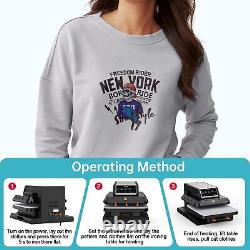 Auto Heat Press Machine 15 x 15 Sublimation Transfer Printer DIY T-shirts HTV