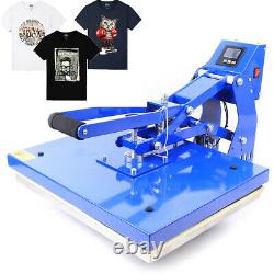 Auto Open 16x20 Heat Press Machine Horizontal T-shirt LOGO DIY Transfer Stamping