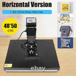 Auto Open Clamshell Heat Press Machine with 16''x20'' Heat Pad Slide Out Base