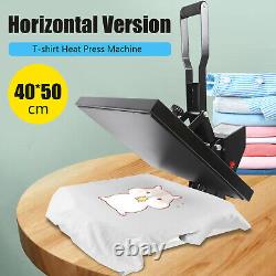 Auto Open Clamshell Heat Press Machine with 16''x20'' Heat Pad Slide Out Base