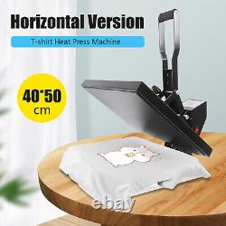 Auto Open Clamshell Heat Press Machine with 16''x20'' Heat Pad Slide Out Base