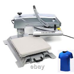 Auto Open Swing Away Heat Press Machine 15x15 Sublimation Transfer T-Shirt Mug