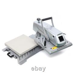 Auto Open Swing Away Heat Press Machine 15x15 Sublimation Transfer T-Shirt Mug