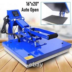 Automatic Heat Press Machine Heating Base Auto Open Clamshell T Shirt