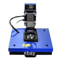 BLUE 15x15 T-Shirt Heat Press Machine Sublimation Transfer