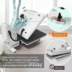 BetterSub Heat Press 15x15 inch Digital Heat Press Machine, Slide Out Industrial