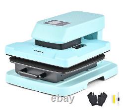 CREWORKS 15x15 Heat Press Machine for T Shirts Auto Release Heats Up Fast Even