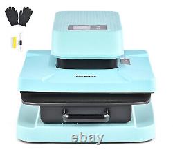 CREWORKS 15x15 Heat Press Machine for T Shirts Auto Release Heats Up Fast Even