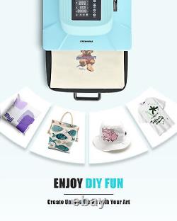 CREWORKS 15x15 Heat Press Machine for T Shirts Auto Release Heats Up Fast Even