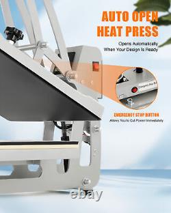 CREWORKS Heat Press Machine 16x20 Auto Open Clamshell Heat Press for T Shirt Bag