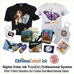 Canon Printer Machine Heat Transfer Ink X Cotton T-shirt + Rhinestone Kit Bund
