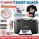 Canon Printer Machine Heat Transfer Ink X Cotton T-shirt + Rhinestone Kit Bundl