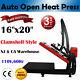 Clamshell 16 X 20 Auto Open Heat Press Machine T-shirt Sublimation Transfer