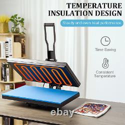 Clamshell Heat Press Machine 16 X 20 T-Shirt Digital Transfer Sublimation DIY