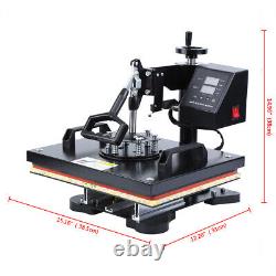 Combo Sublimation Heat Press Machine T-shirt Heat Transfer Printer For 10 In 1