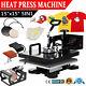 Combo T-shirt Heat Press Transfer 15x15 Printing Machine Swing Away 5in1 Hat