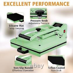 DIY Digital Clamshell Heat Press Machine for T Shirt, 15 x 15 Heat Press