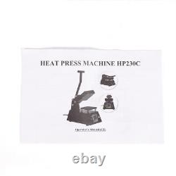 DIY Digital Clamshell T-shirt Heat Press Machine Sublimation Transfer 0-250