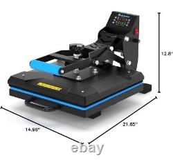 Delclynee 15 x 15 High Pressure T-Shirt Heat Press Machine (M707)