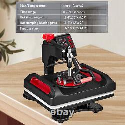 Digital 12x15 Heat Press Machine T-shirt Sublimation Transfer 360 Swing Away