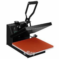 Digital Clamshell Heat Press Machine Transfer Kit Sublimation T-Shirt 15x15