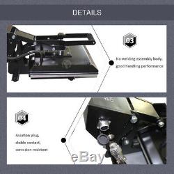 Digital Clamshell Heat Press Transfer T-Shirt Sublimation Machine 16 x 24 110V