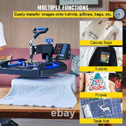 Digital Heat Press 12x15 T-shirt Sublimation Transfer Machine Swing Away