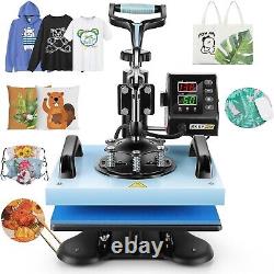 Digital Heat Press 360° Swing Away 12x10 T-shirt Sublimation Transfer Machine