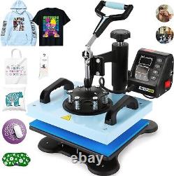 Digital Heat Press 360° Swing Away 12x10 T-shirt Sublimation Transfer Machine