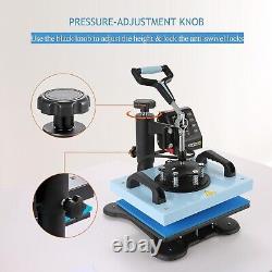 Digital Heat Press 360° Swing Away 12x10 T-shirt Sublimation Transfer Machine