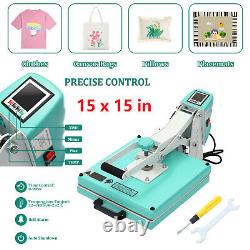 Digital Heat Press Machine 15 x 15in Large Panel T-Shirt Sublimation Heat Press