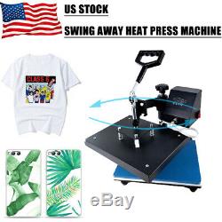 Digital Heat Press Machine 360 Swing Away 9X12Printing Transfer DIY T-Shirt US