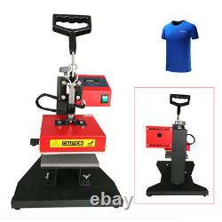 Digital Heat Press Machine DIY Press Single Heater small size 5.9x5.9 110V 450W
