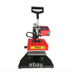 Digital Heat Press Machine DIY Press Single Heater small size 5.9x5.9 110V 450W