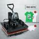 Digital Heat Press Machine T-shirt Sublimation 360 Swing Away Transfer 12x15