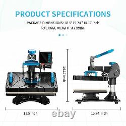 Digital Heat Press Machine T-Shirt Sublimation 360 Swing Away Transfer 12x15