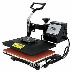Digital Heat Press Machine T-shirt Sublimation Printer Transfer 12x10 Pressing