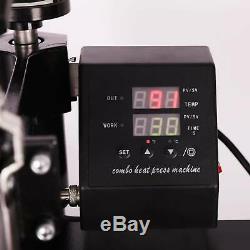 Digital Sublimation Transfer Heat Press Machine for DIY T Shirt Mat 12x15 Inch