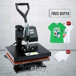 Digital Swing Away Transfer Sublimation Heat Press Machine For T Shirt 12x 10