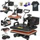 Duable 5 In 1 Heat Press Machine For T-shirts 12x15 For T-shirts Caps Mugs Diy