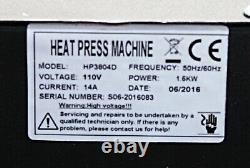 EASY HP3804D-2 15x15 Inch Table Top T-Shirt Heat Press Machine