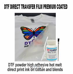 Epson Printer For Dtf Ink Transfer T-shirt No Cut Plus Heat Press Machine Start