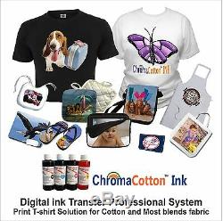 Epson Wf-xl Printer Plus Heat Press Transfer T-shirt Maker Complete Start Kit