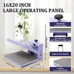 Fixed Heat Press Machine 16×20 Digital Transfer Sublimation T-shirt Bags