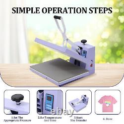 Fixed Heat Press Machine 16×20 Digital Transfer Sublimation T-shirt Bags