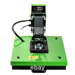 GREEN 15x15 T-Shirt Heat Press Machine Sublimation Transfer
