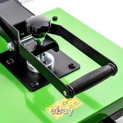 GREEN 15x15 T-Shirt Heat Press Transfer Machine Sublimation Swing Away
